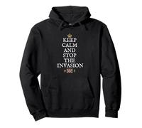 BRITISH SUPPORT PROTECT PATRIOTS KEEP CALM STOP THE INVASION Pullover Hoodie
