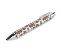 British Symbols Big Ben Telephone Box Retractable Ballpoint Pens Black Ink 0.5mm Fine Tip Ball Point Pencil Office Supplies