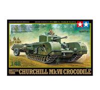 British Tank Churchill Mk.VII Crocodile | Tamiya 1/48 Scale Military Vehicle Kit