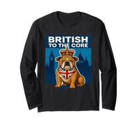 British to The Core Bulldog Crowned Long Sleeve T-Shirt