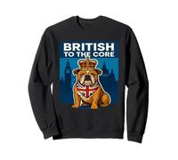 British To The Core Bulldog Crowned Sweatshirt