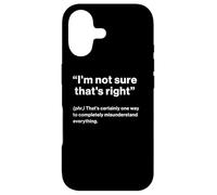 British Translation: "I'm Not Sure That's Right" Case for iPhone 17