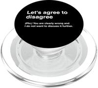 British Translation: Let's Agree To Disagree PopSockets PopGrip for MagSafe