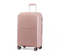 British Traveller 24" K2393L - Spinner Hard Shell PP Suitcase With TSA Lock