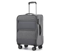 British Traveller Cabin Suitcase, Carry On Luggage with 4 Wheels | 20 Inch 40.6L Trolley Case with 4 Spinner Wheels, Travel Lock, Telescopic Handle, Ideal for Business Trips, City Breaks