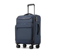 British Traveller Cabin Suitcase, Lightweight Softside Hand Luggage