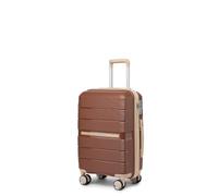 British Traveller Carry On Suitcase, Lightweight Hard Shell Cabin Luggage