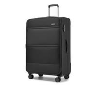 British Traveller Expandable Large Suitcase, 28" Softside Checked Luggage