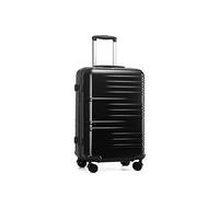 British Traveller Large Suitcase 4 Wheels Lightweight Hard Shell Large Suitcase Durable Check in Hold Luggage with TSA Lock and 4 Spinner Wheels