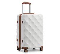 British Traveller Large Suitcase, Lightweight 28 Inch Checked Luggage