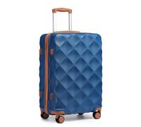 British Traveller Large Suitcase, Lightweight 28 Inch Checked Luggage