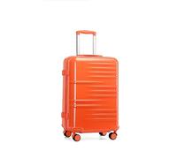 British Traveller Medium Size Suitcase with 4 Wheels Durable PC Hard Shell Luggage Suitcase Lightweight Check in Hold Luggage with TSA Lock Zipper