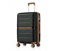 British Traveller Medium Suitcase, Lightweight Hard Shell Luggage