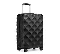 British Traveller Medium Suitcase, Lightweight Hard Shell Luggage
