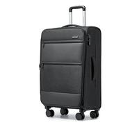 British Traveller Medium Suitcase Lightweight Luggage Hold Check in Luggage with 4 Wheels