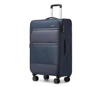 British Traveller Medium Suitcase Lightweight Luggage Hold Check in Luggage with 4 Wheels