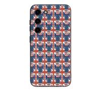 British U.S.A Flag Printed Protective Phone Cover Compatible with Samsung S23 TPU Shockproof Case