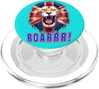 British UK Lion Union Jack Mane Lion's Roaring Great Britain PopSockets PopGrip for MagSafe