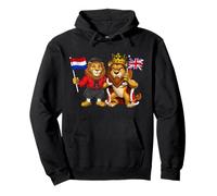 British UK Netherlands Flag English Dutch Holland Roots Pullover Hoodie