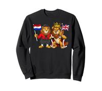 British UK Netherlands Flag English Dutch Holland Roots Sweatshirt