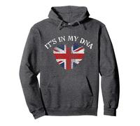 British Union Jack DNA UK Flag Gift T-Shirt Pullover Hoodie