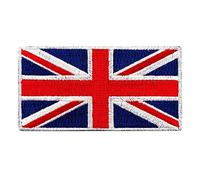 British Union Jack Embroidered Patch England Flag UK Great Britain Iron-On Emblem