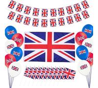 British Union Jack Flag Bunting Remembrance Day Decoration Remembrance Day Union Jack Hand Flags Union Jack Balloons Union Jack British Decorations Large Great Britain Flag 5 x 3ft Sports Decoration