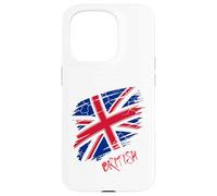 British Union Jack Flag Grunge Style Streetwear vibe Women Case for iPhone 15 Pro
