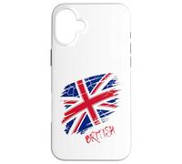 British Union Jack Flag Grunge Style Streetwear vibe Women Case for iPhone 16 Plus