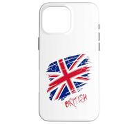 British Union Jack Flag Grunge Style Streetwear vibe Women Case for iPhone 16 Pro Max