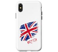 British Union Jack Flag Grunge Style Streetwear vibe Women Case for iPhone X/XS