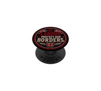 BRITISH UNITED KINGDOM UNION FLAG LABOUR PROTECT OUR BORDERS PopSockets Adhesive PopGrip