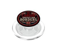 BRITISH UNITED KINGDOM UNION FLAG LABOUR PROTECT OUR BORDERS PopSockets PopGrip for MagSafe
