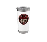 British United Kingdom Union Flag Labour Protect Our Borders Stainless Steel Insulated Tumbler