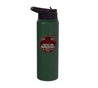 British United Kingdom Union Flag Labour Protect Our Borders Stainless Steel Insulated Water Bottle