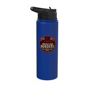 British United Kingdom Union Flag Labour Protect Our Borders Stainless Steel Insulated Water Bottle