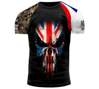 British Veteran UK Army T-Shirt Combat Military Camouflage Regular Fit Short Sleeve Size XS-5XL Black UK17 (UK, Alpha, 3XL, Regular, Regular, UK17)