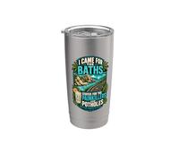 British Virgin Islands Baths Painkillers Potholes Stainless Steel Insulated Tumbler