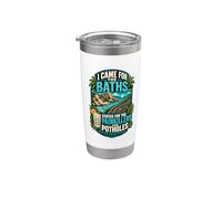 British Virgin Islands Baths Painkillers Potholes Stainless Steel Insulated Tumbler