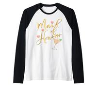 British Wedding BAR Bride Maid of Honour Bridesmaid Raglan Baseball Tee