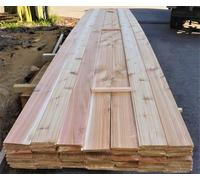 British Western Red Cedar 5 x 2.4m, 15 x 144mm TGV Cladding Timber