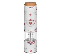 British White Electric Pepper Grinder Auto Salt Grinder Mill