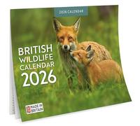 British Wildlife Calendar 2026 - Nature Wall Calendar A4