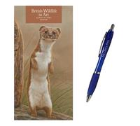 British Wildlife in Art by Robert Fuller Slim Diary 2026 + Exclusive Limited Edition Pen