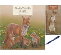 British Wildlife In Art By Robert Fuller Wall Calendar 2026 with Slim Diary 2026 + Exclusive Diary Pen