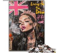 British Women Jigsaw Puzzles for Adults 1000 Piece Puzzle, Family Entertainment Toys Is Ideal As A Gift for The Whole Family (50x75cm)