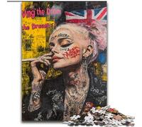 British Women Jigsaw Puzzles for Adults Teenagers Jigsaws Puzzle, Family Game Stress Reliever Difficult Challenge Great Gifts And Toys (50x75cm)