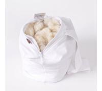 British Wool Knee Pillow - Side Sleeper Leg Cushion with Strap, UK Made