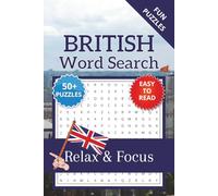 British Word Search Puzzle Book: Word Searches with Easy to Read Print about British, Great Britain, England and More | 6x9 inches, 110 pages | 50+ ... … Gift for Vacations, Holidays and Relaxation