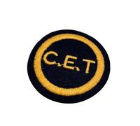 British World War Two A.R.P. Warden Casualty Evacuation Train Breast Badge, Made in England